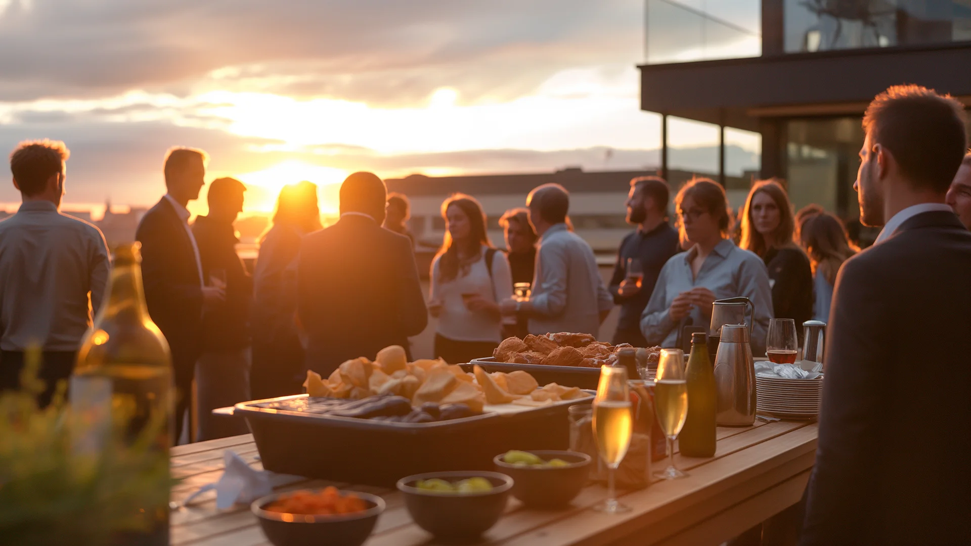 Employer Branding - Firmenevent auf Terrasse