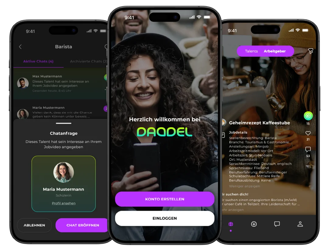 Video Jobbörse Daddel